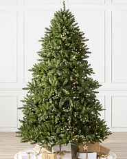 Vancouver Spruce artificial Christmas tree in a white room