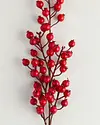 Large Red Berry Picks Set of 12 by Balsam Hill Closeup 20