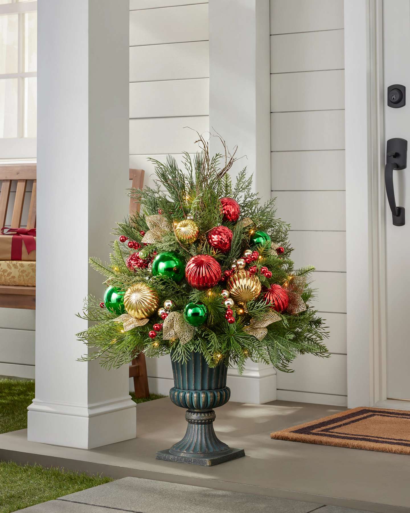 Merry and Bright Potted Foliage