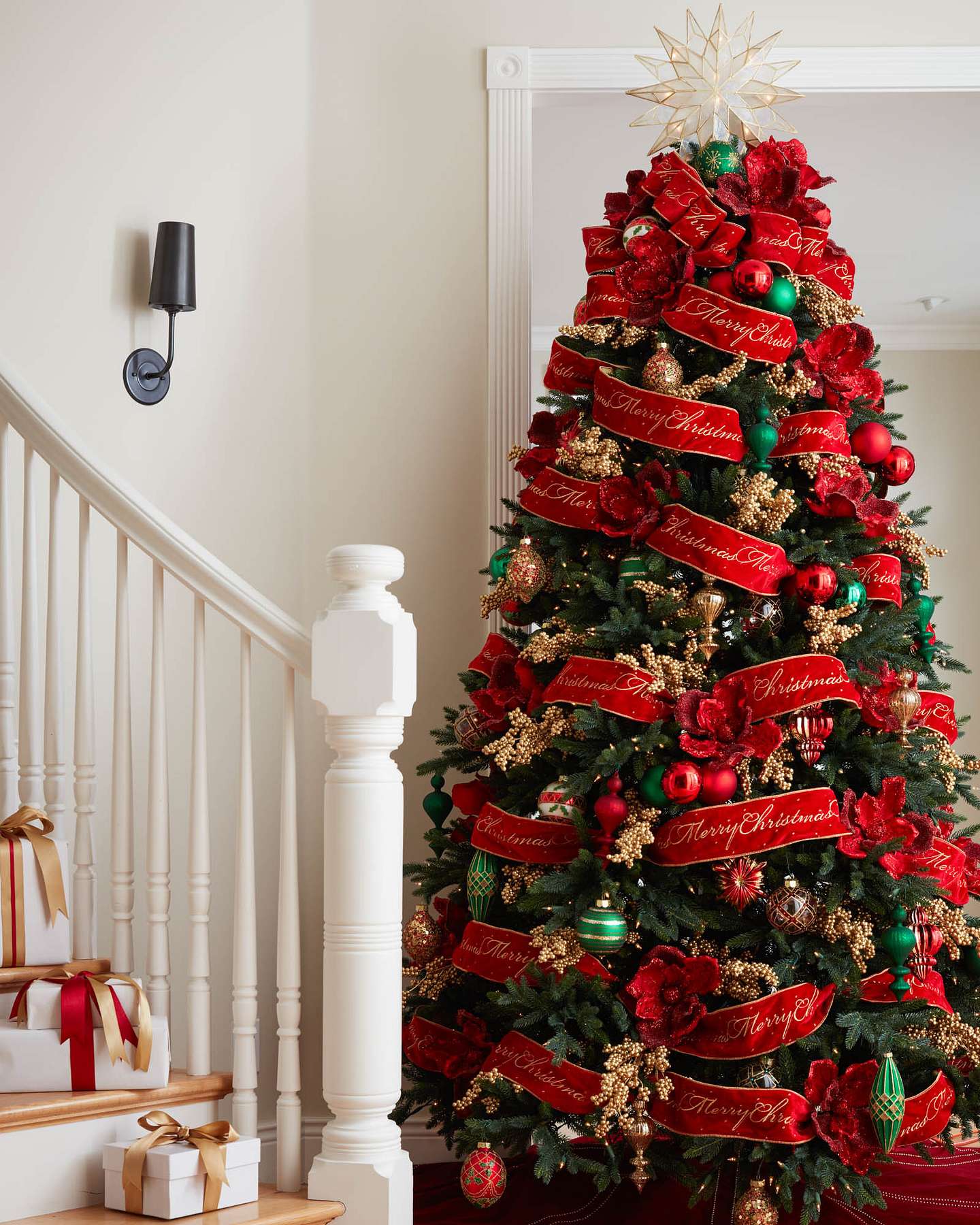 Balsam Hill Red Glitter Magnolia Artificial Christmas Tree Picks Set of 12 Home Decor Inspiration