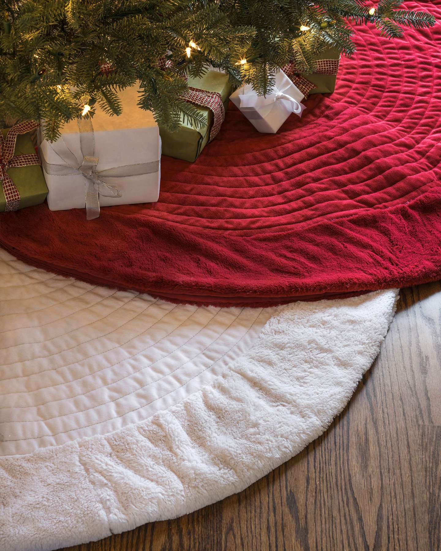 Berkshire Quilted Tree Skirt by Balsam Hill Main