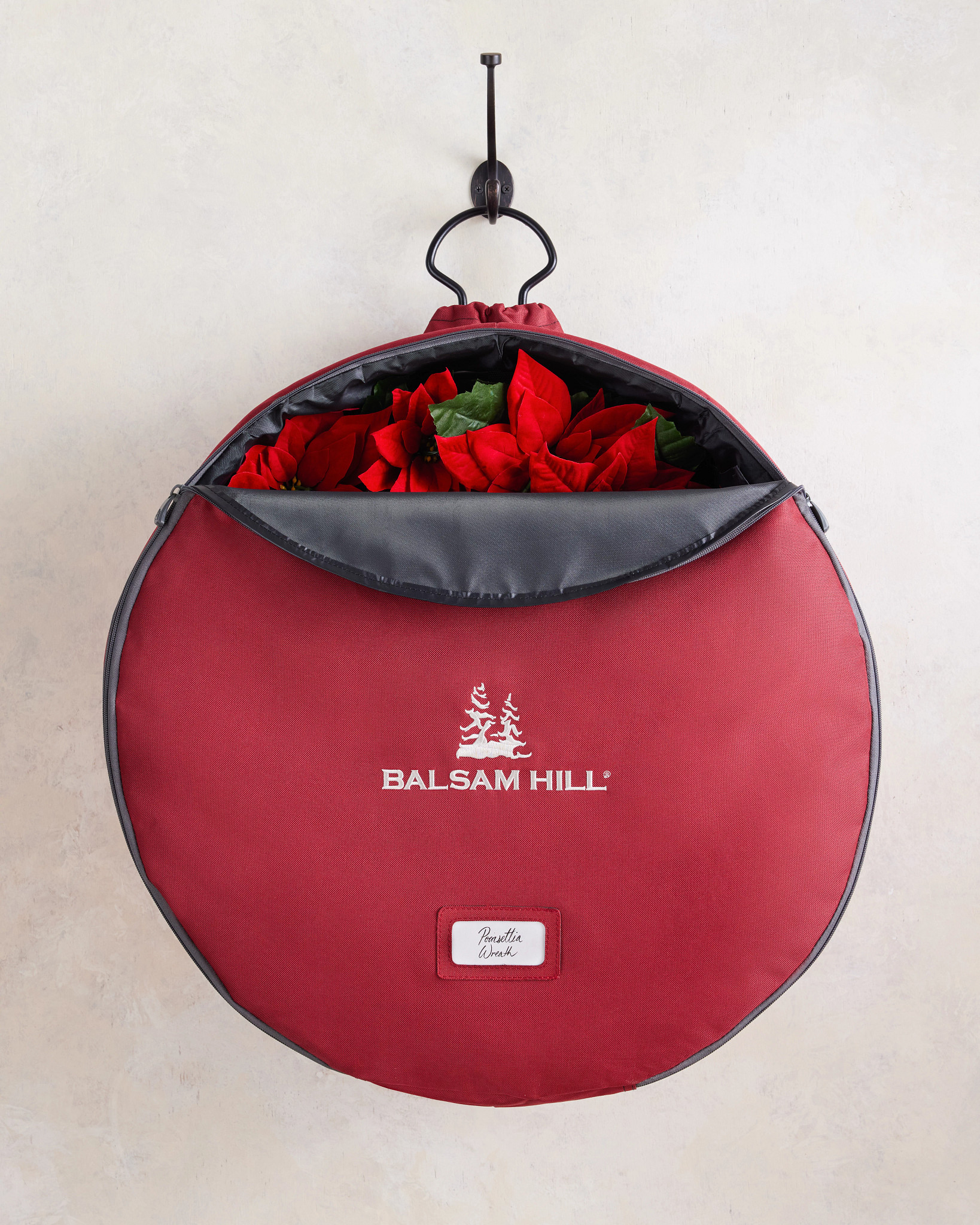 Red Wreath Storage Bag