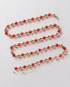 Red & Gold Bead Garland by Balsam Hill