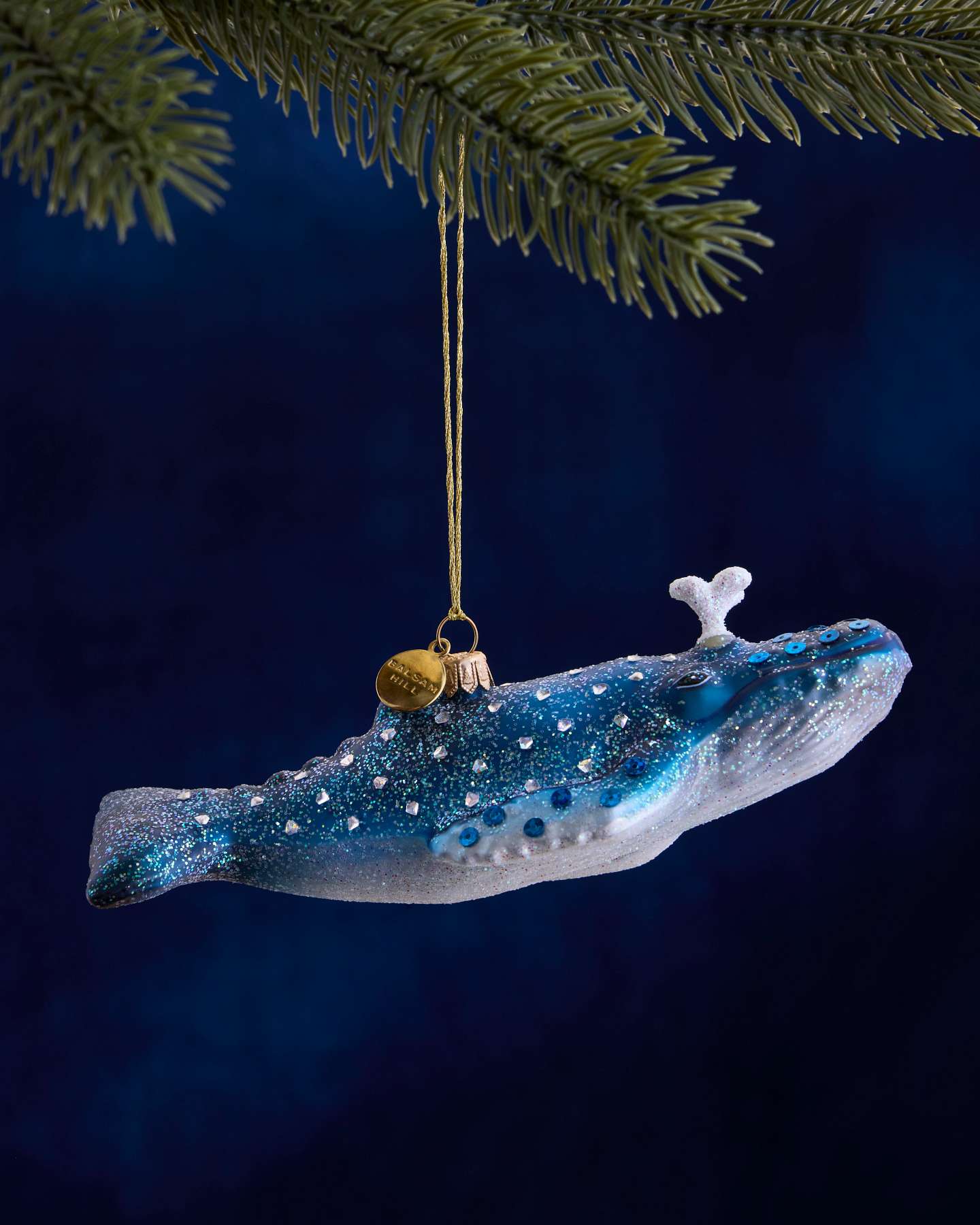Balsam Hill Studio Humpback Whale Ornament