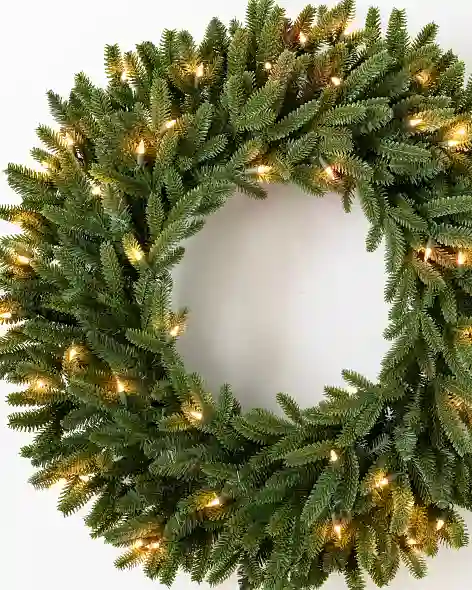 BH Fraser Fir Wreath 32in Clear by Balsam Hill SSCR