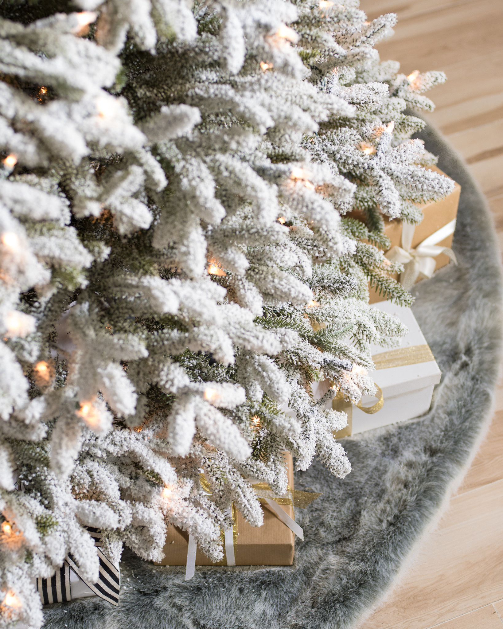 Frosted Fraser Fir Artificial Christmas Tree Balsam Hill