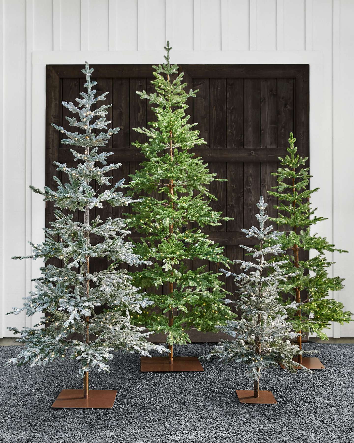 Balsam Hill Frosted Alpine Balsam Fir Artificial Christmas Tree Elegant Décor