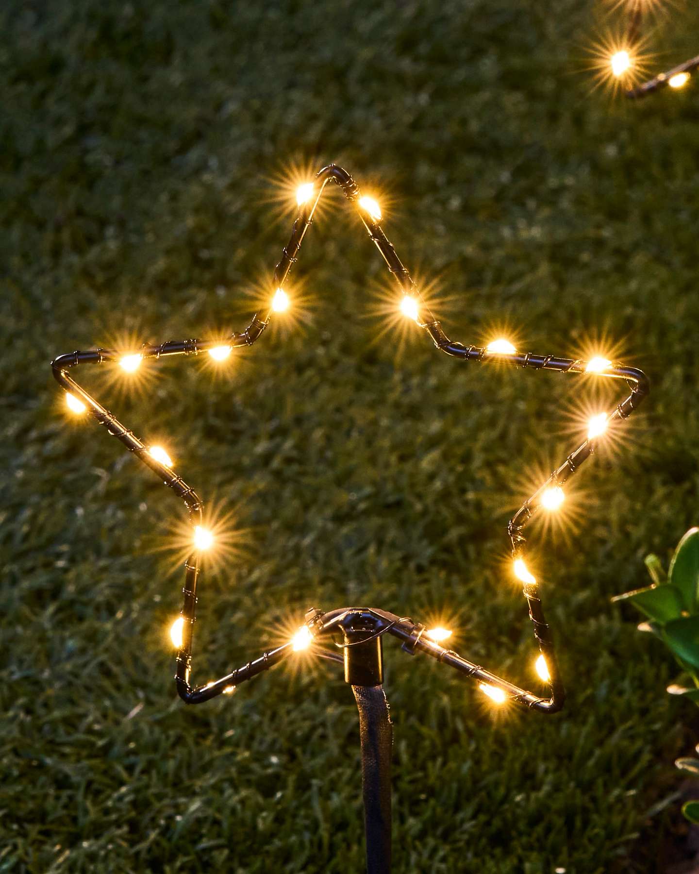 Holiday Silhouettes LED Star Pathway Lights, Set of 3