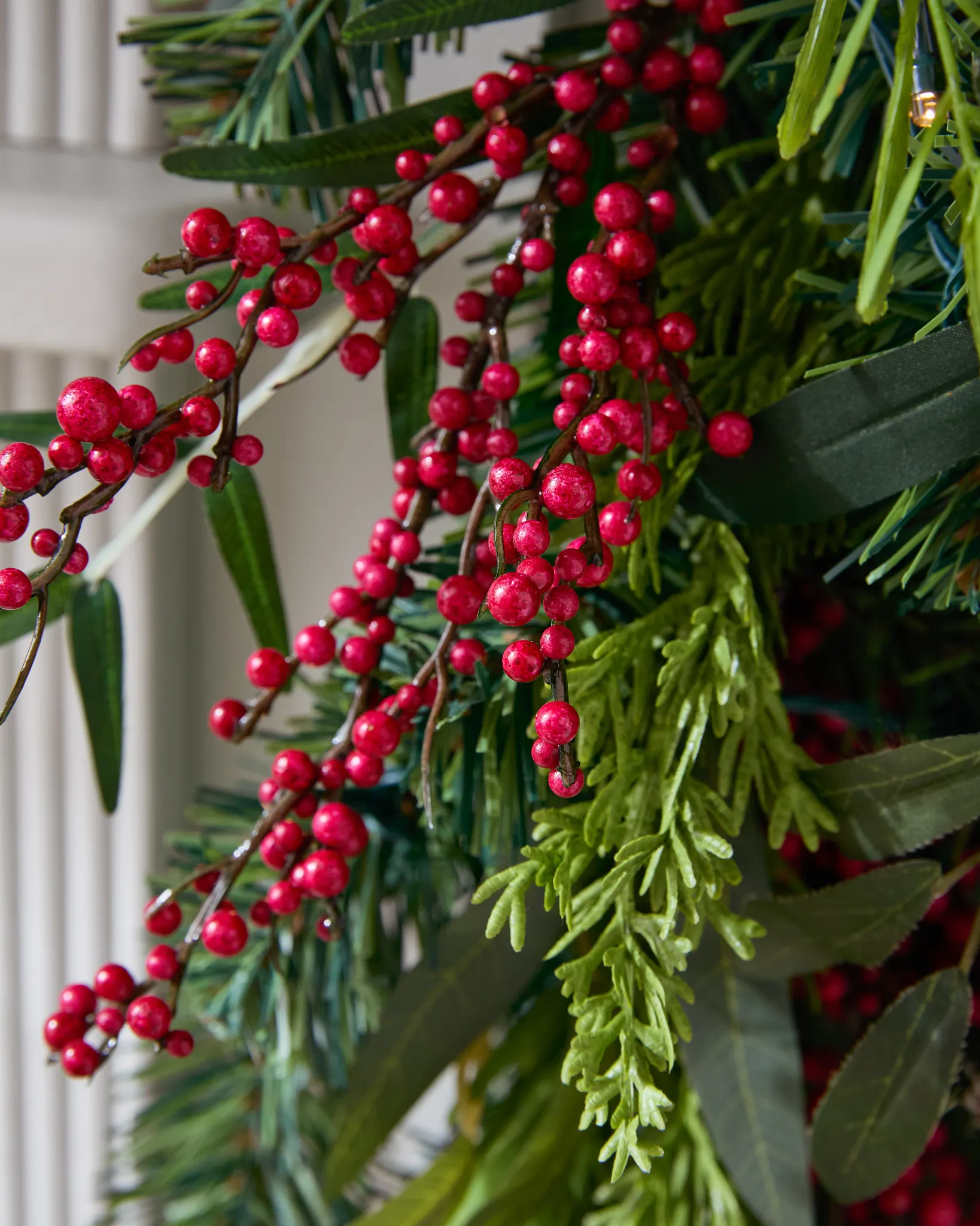 Evergreen Pepper Berry Garland