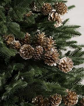Champagne Shimmer Pinecone Tree Picks Champagne Shimmer Pinecone Tree Picks