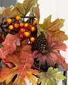 Autumn Leaves Lantern by Balsam Hill Closeup