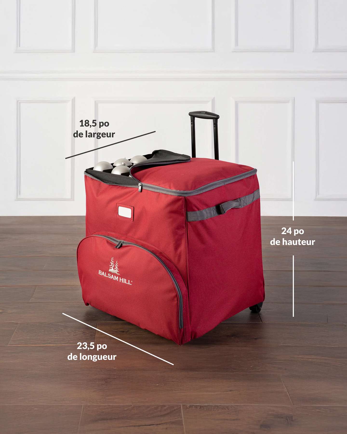 Deluxe Rolling Ornament Case