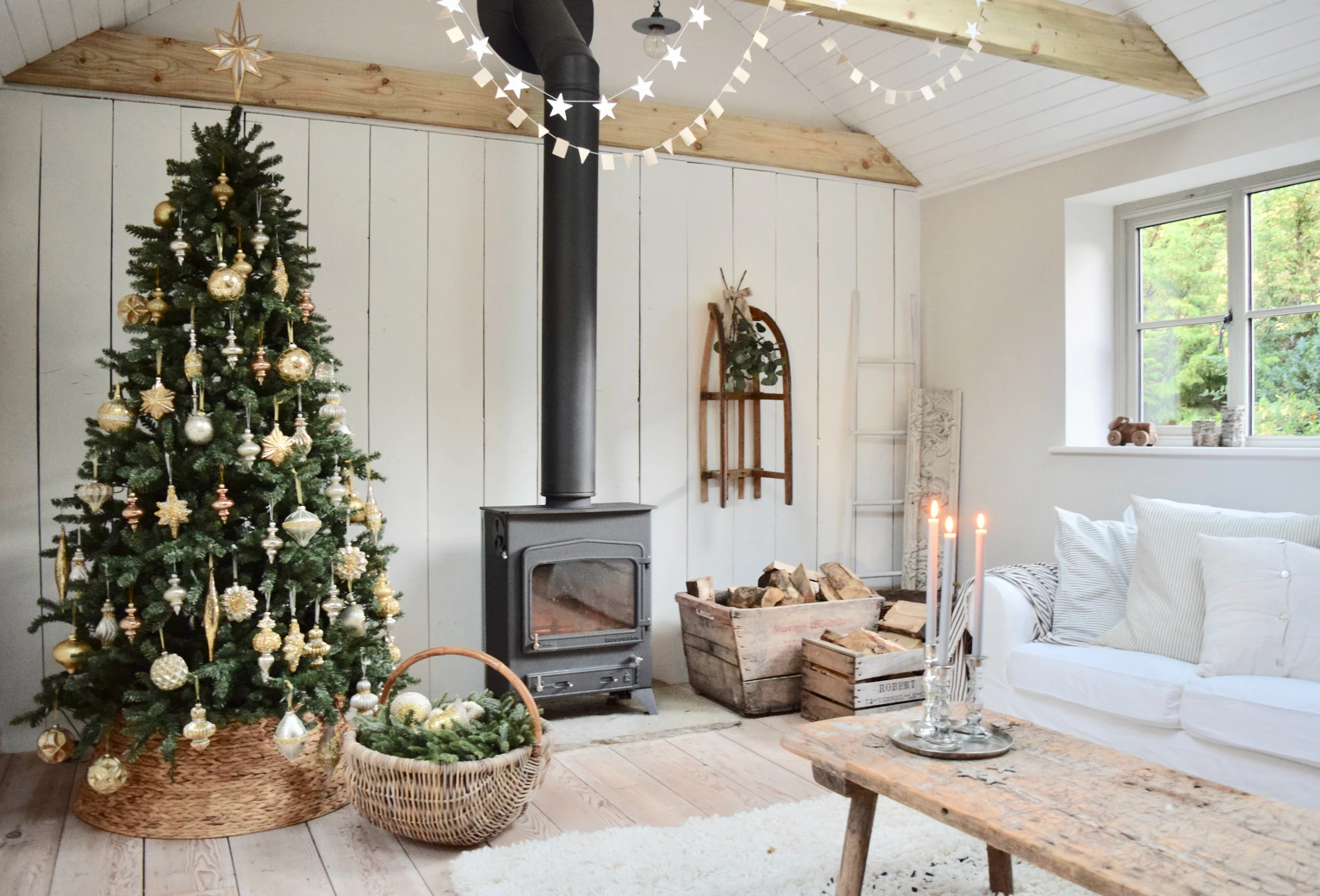 Canadian Blue Green Spruce Artificial Christmas Tree | Balsam Hill