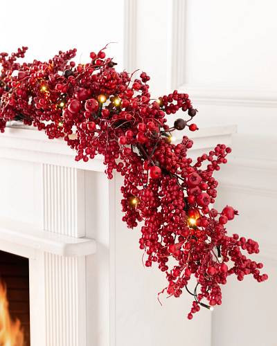 Festive Red Berry Wreath Balsam Hill