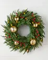 Outdoor Pine Peak Holiday Wreath by Balsam Hill