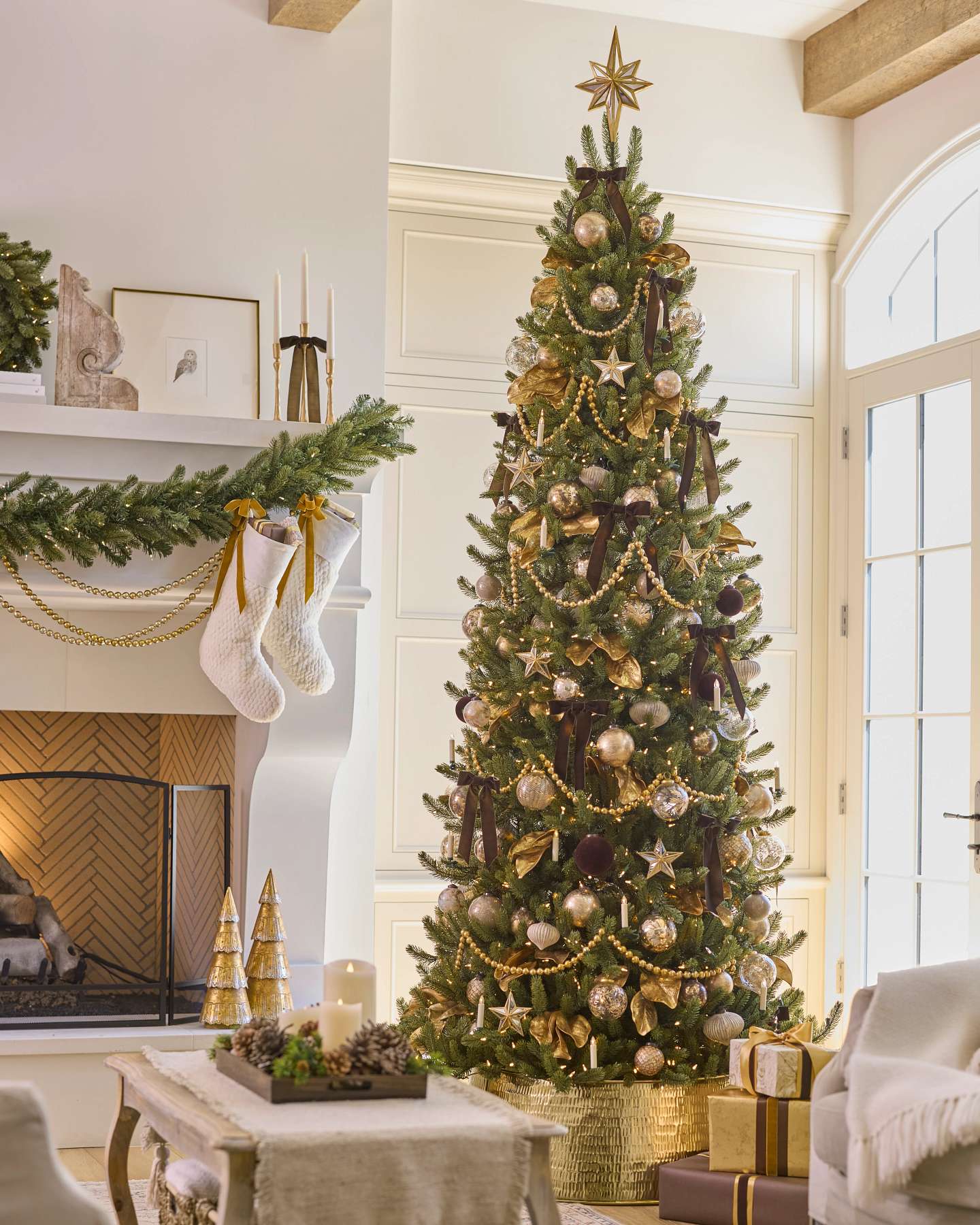 Rustic Elegance Main Glass Ornament Set