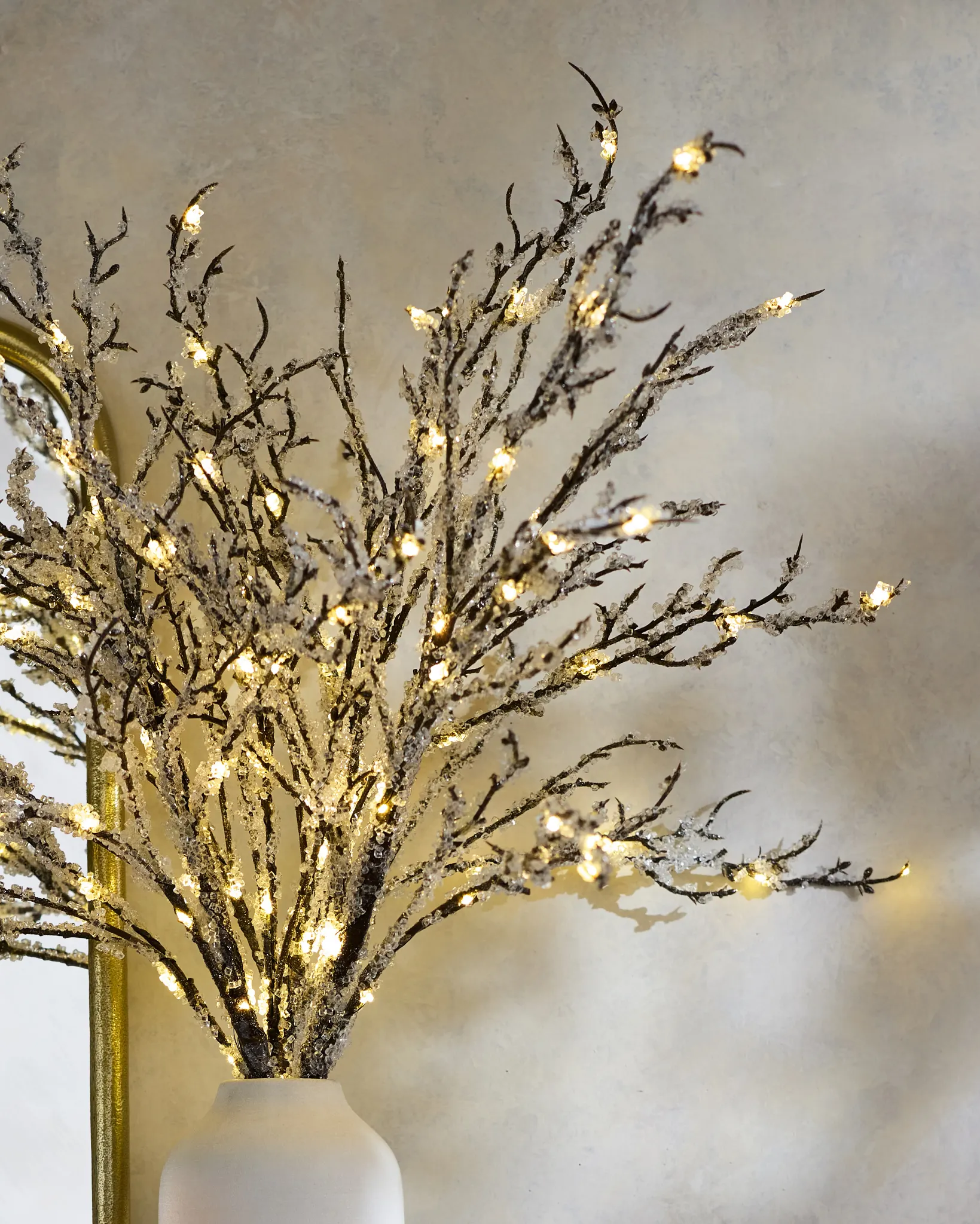 Lit Jeweled Branch Set