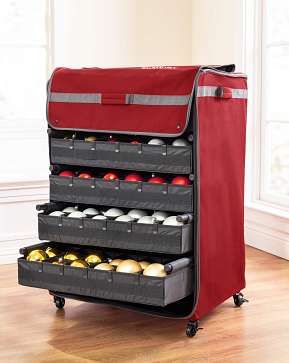 Deluxe Rolling Ornament Chest Deluxe Rolling Ornament Chest