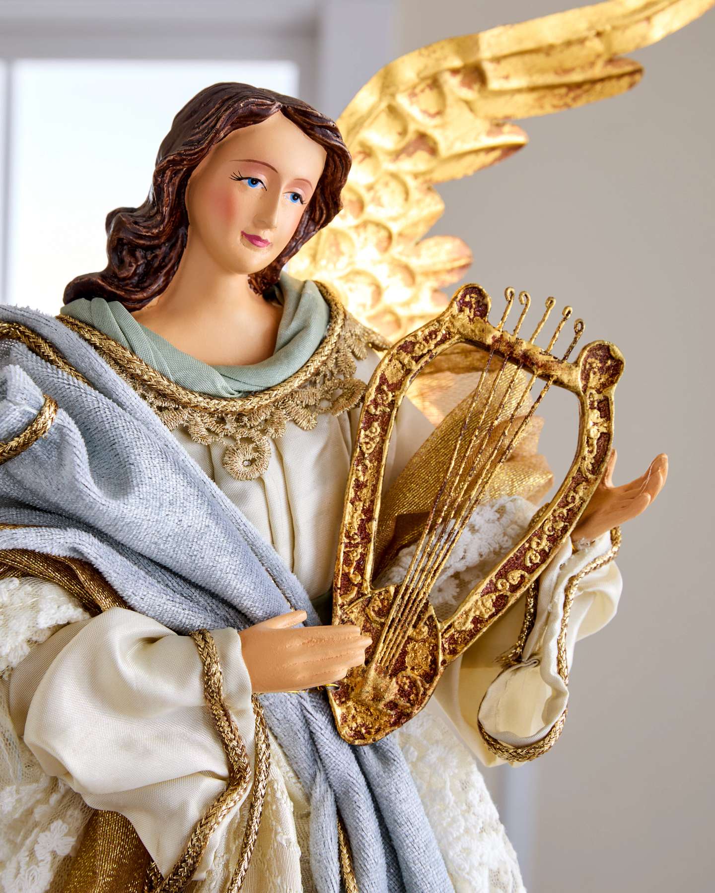 18" Beige Angel Tree Topper