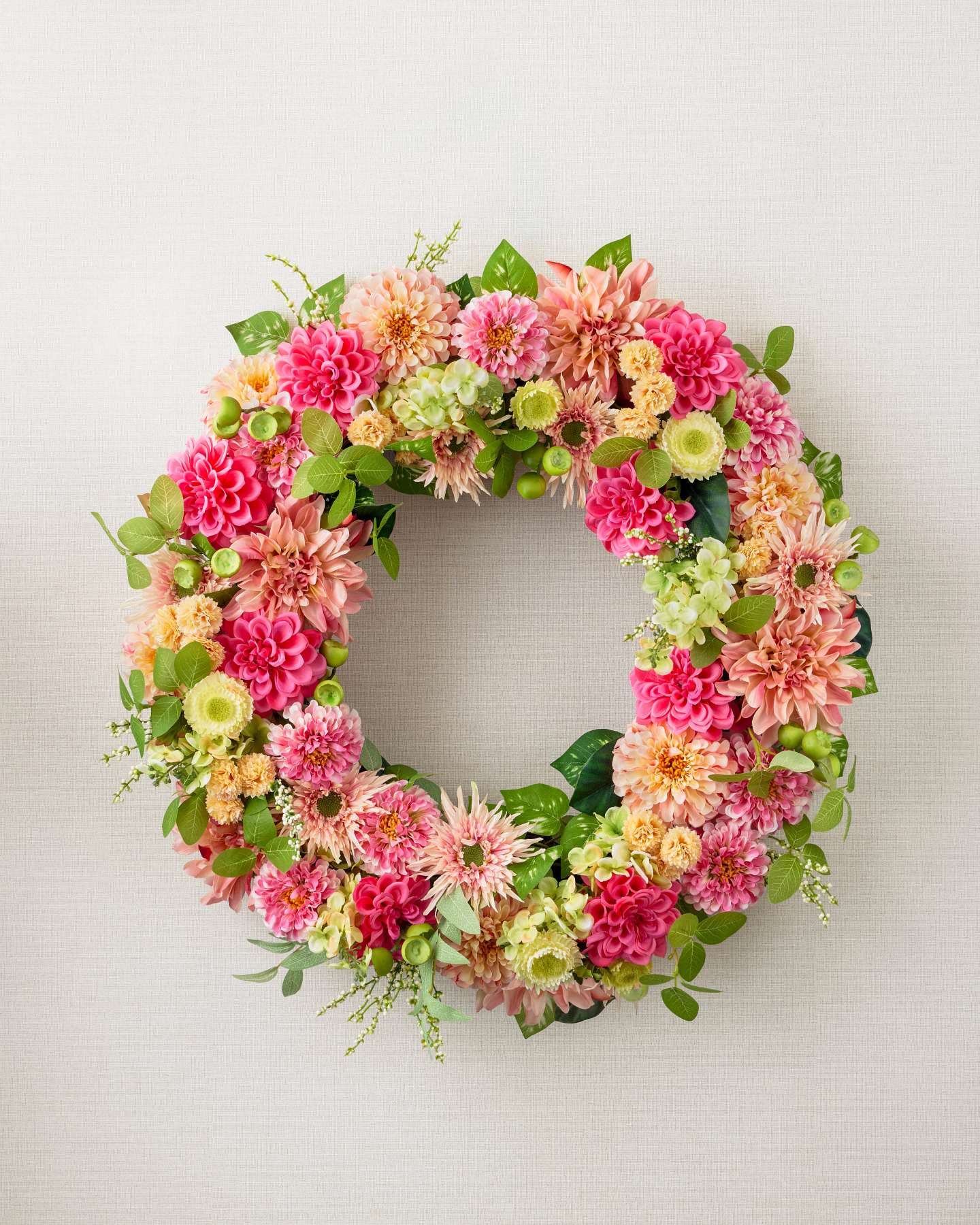Balsam Hill Outdoor Spring Serenade Artificial Spring Wreath 26-Inch Product Showcase
