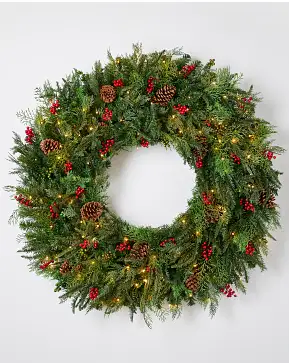 Outdoor Winter Evergreen Wreath Outdoor Winter Evergreen Wreath