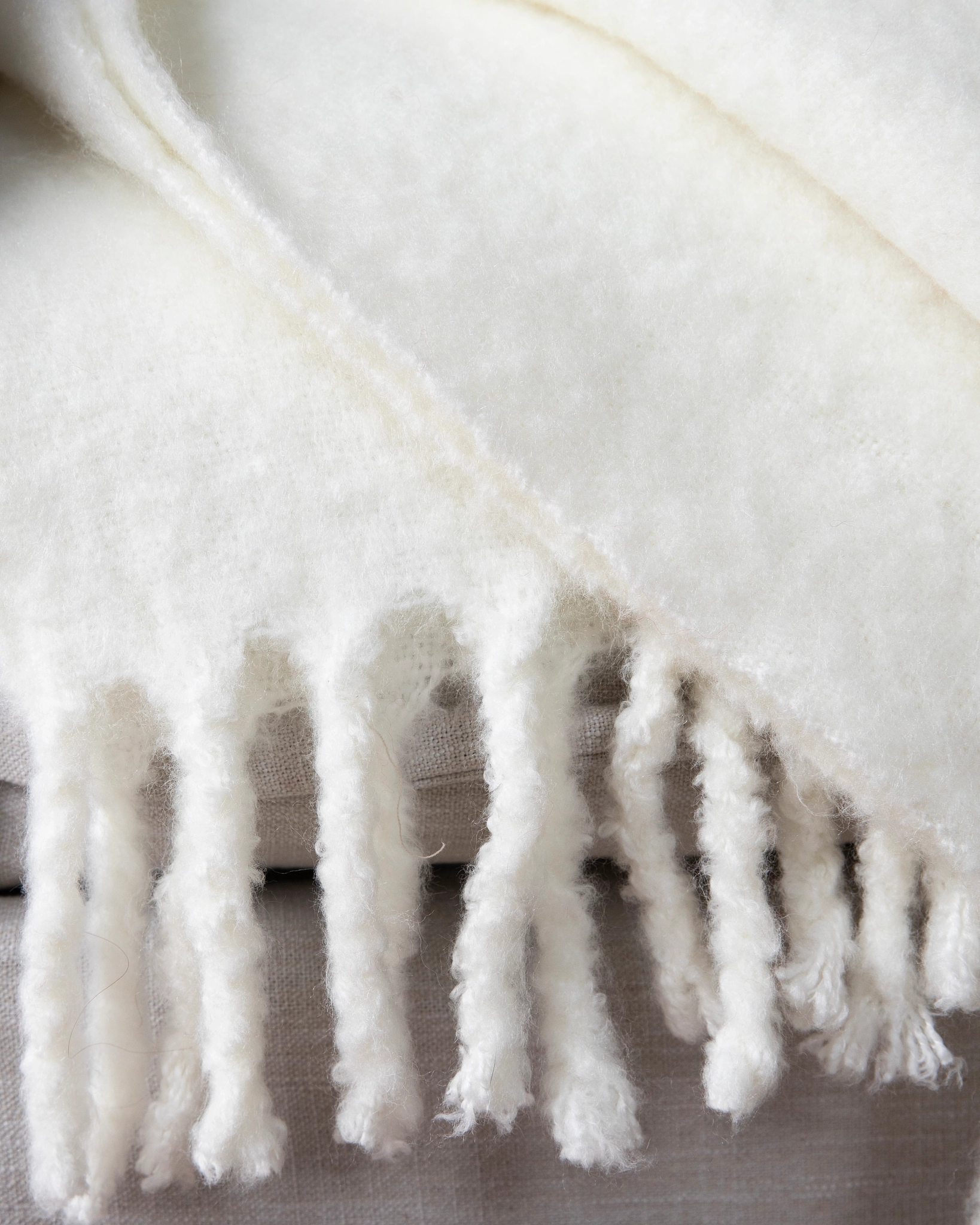 Faux mohair throw online blanket