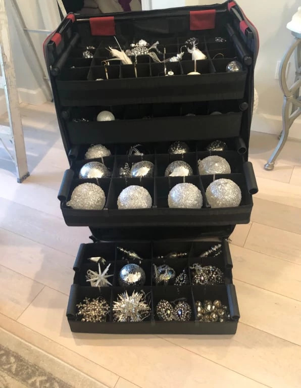 Deluxe Rolling Ornament Chest Balsam Hill