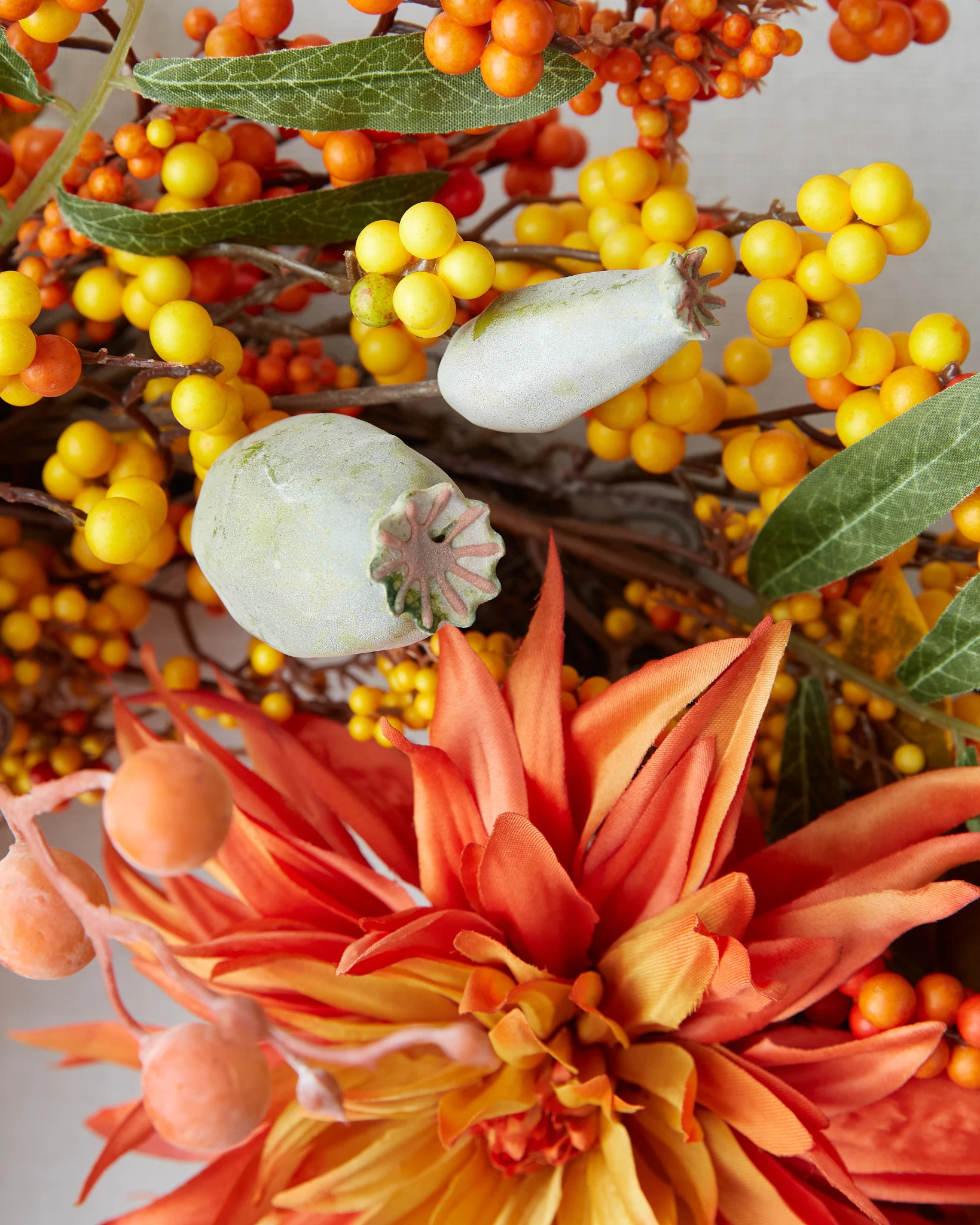 Fall Berries & Blossoms Garland