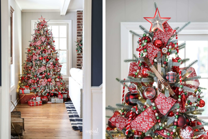 These Over-the-Top Christmas Trees Are Just What We Need  Christmas tree,  Plaid christmas tree, Cool christmas trees