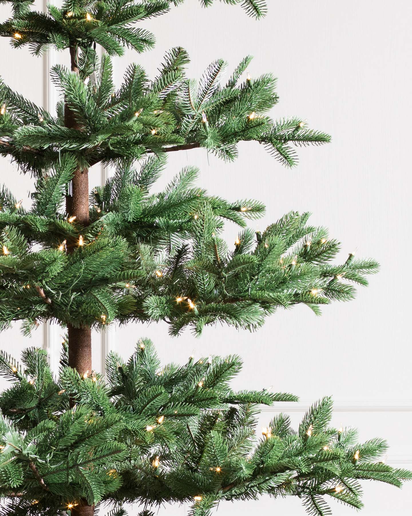 Balsam Hill Mountain Fir Tree LED Clear Lights Close-Up
