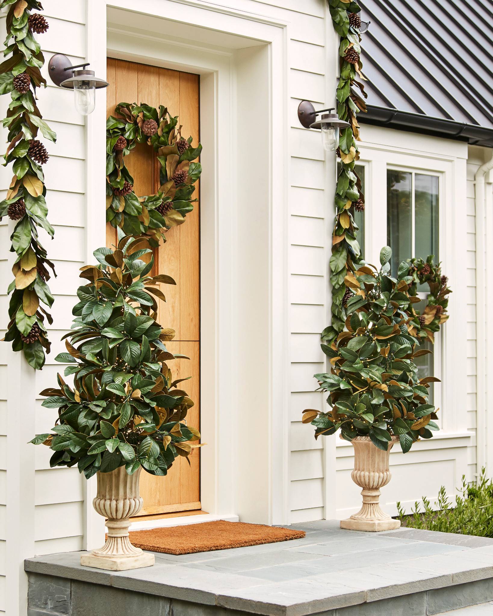 1000+ images about christmas decorating is my business on pinterest Magnolia Leaf Christmas Wreath & Garland | Balsam Hill