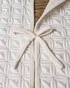 48in Ivory Lancaster Quilted Tree Skirt by Balsam Hill Closeup 50