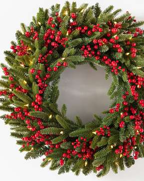 Red Berry BH Fraser Fir Wreath Red Berry BH Fraser Fir Wreath