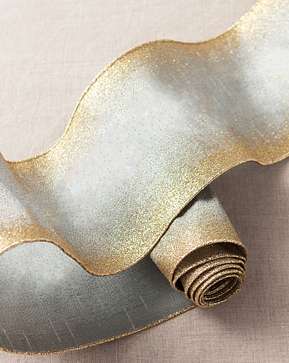Gold Glitter Ombre Ribbon Gold Glitter Ombre Ribbon