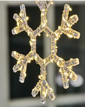 Outdoor Snowflake Light String Set Outdoor Snowflake Light String Set