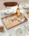 Monogrammed Acacia Tray by Balsam Hill