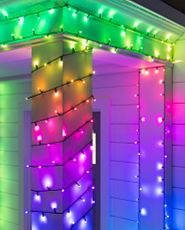 Multicolored Christmas lights