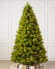 Monterey Pine artificial Christmas tree in a white room