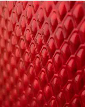 Red Merry Metallic Quilted Tree Collar Red Merry Metallic Quilted Tree Collar