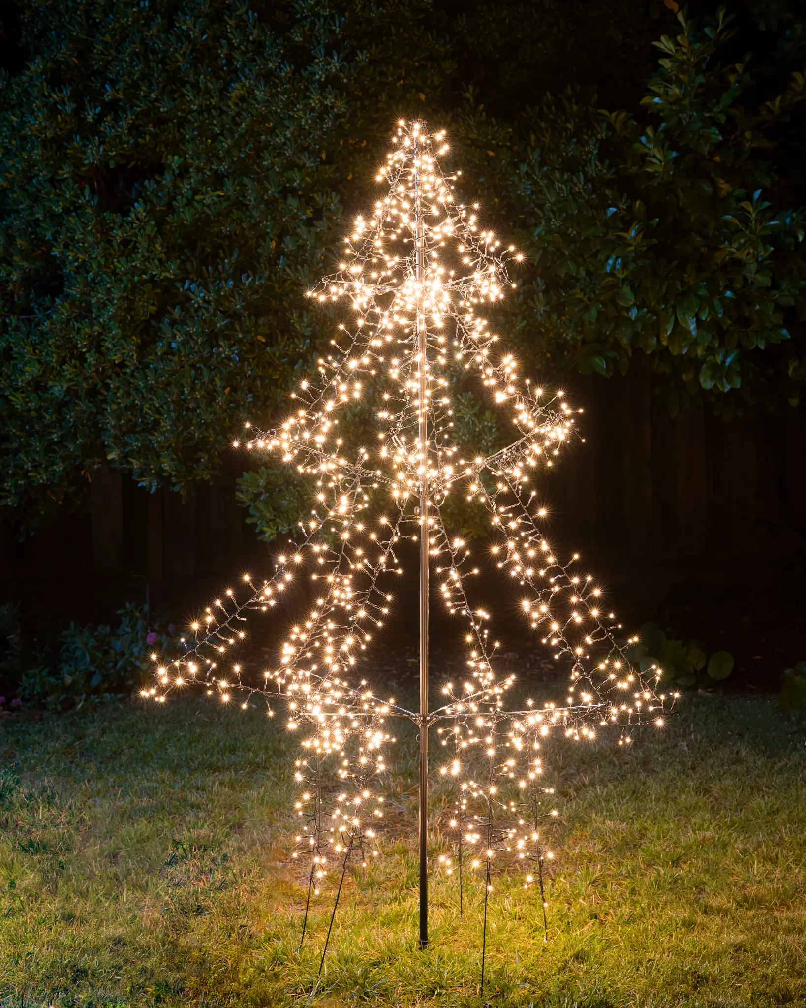 Outdoor Cluster Light Artificial Christmas Tree   Balsam Hill