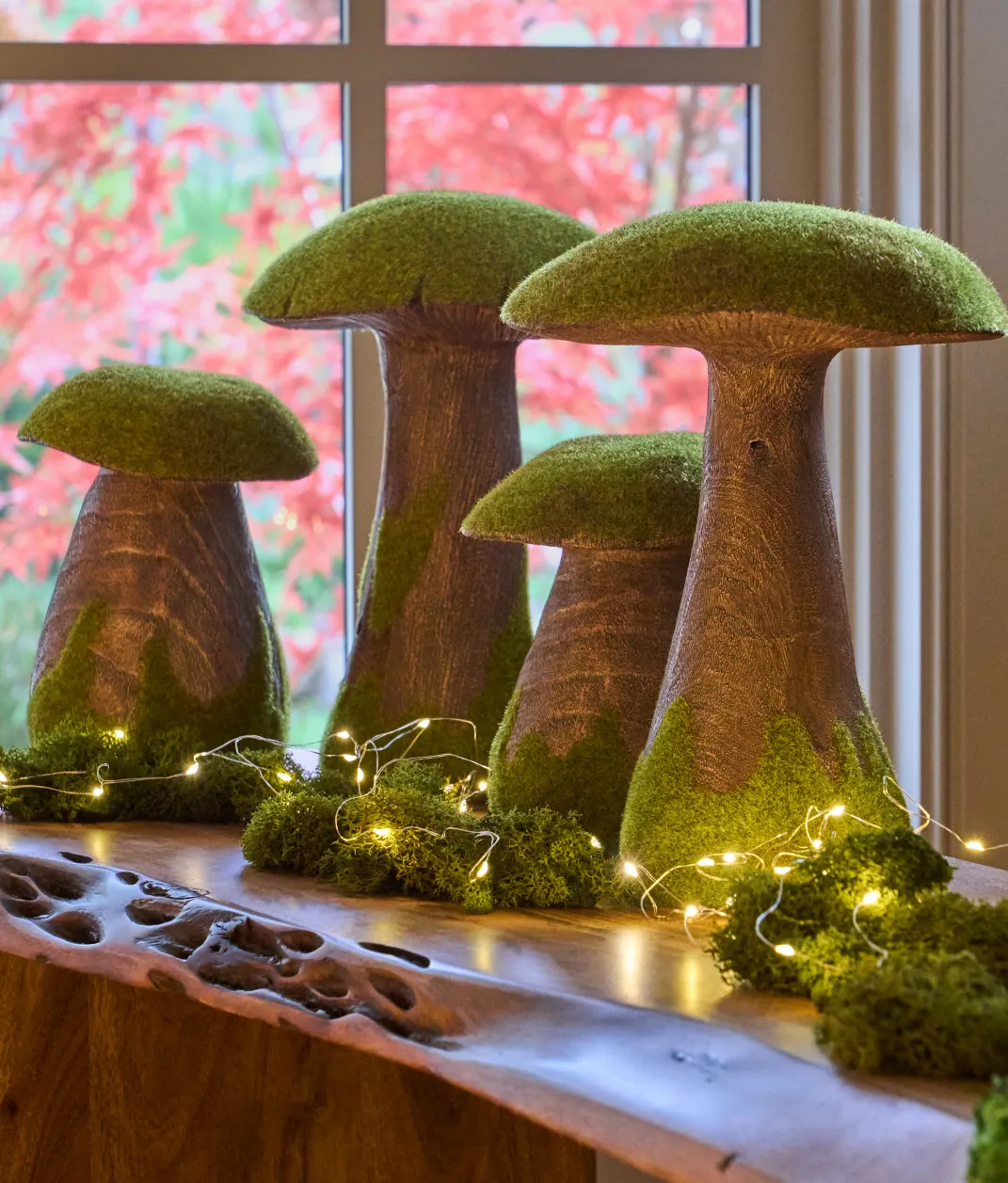 Mossy Woodland Mushroom Set