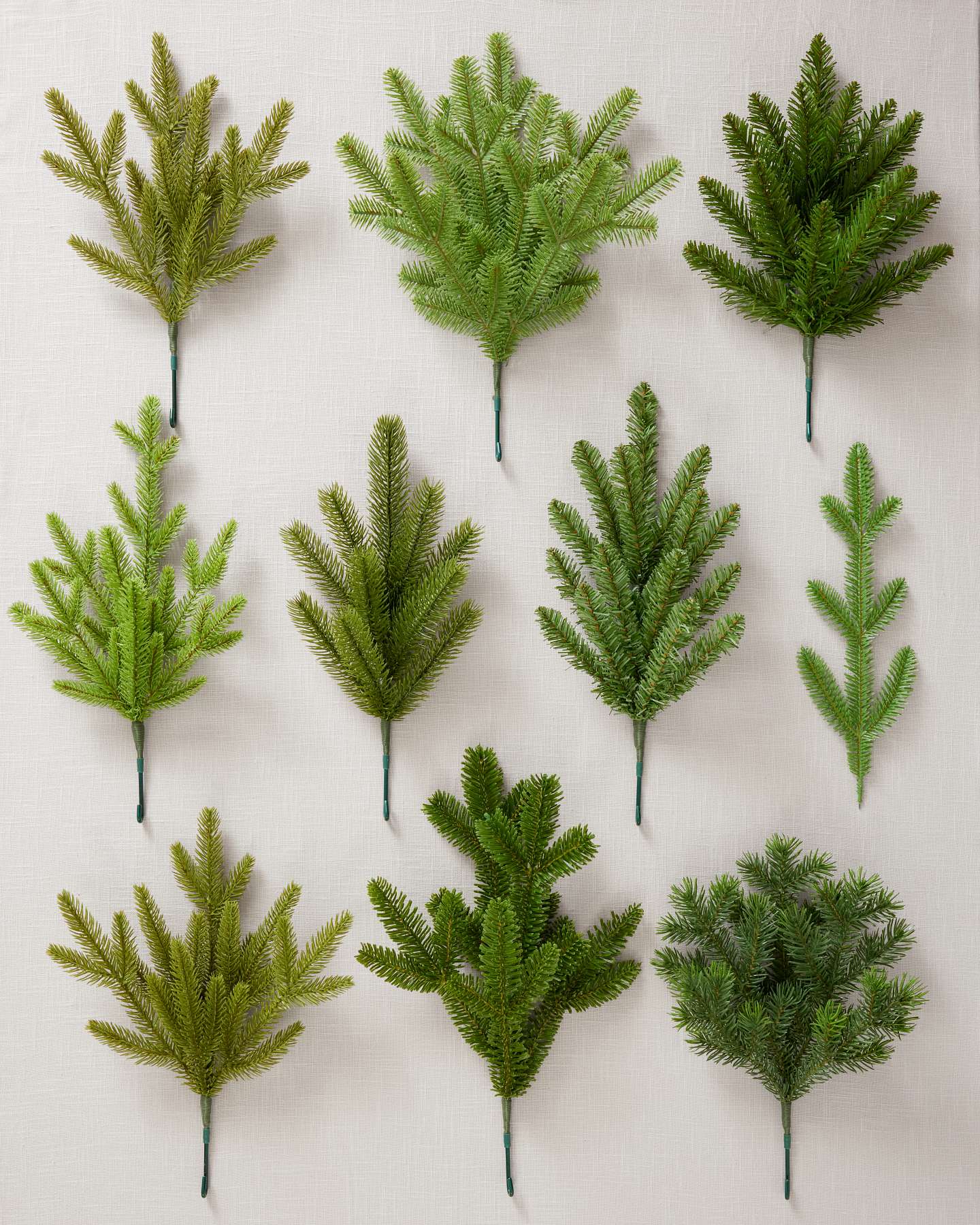 Balsam Hill Artificial Christmas Tree Branch Sample Kit Close-Up