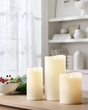 Ivory Miracle Flame Premium 3D LED Mixed Candle Set Ivory Miracle Flame Premium 3D LED Mixed Candle Set
