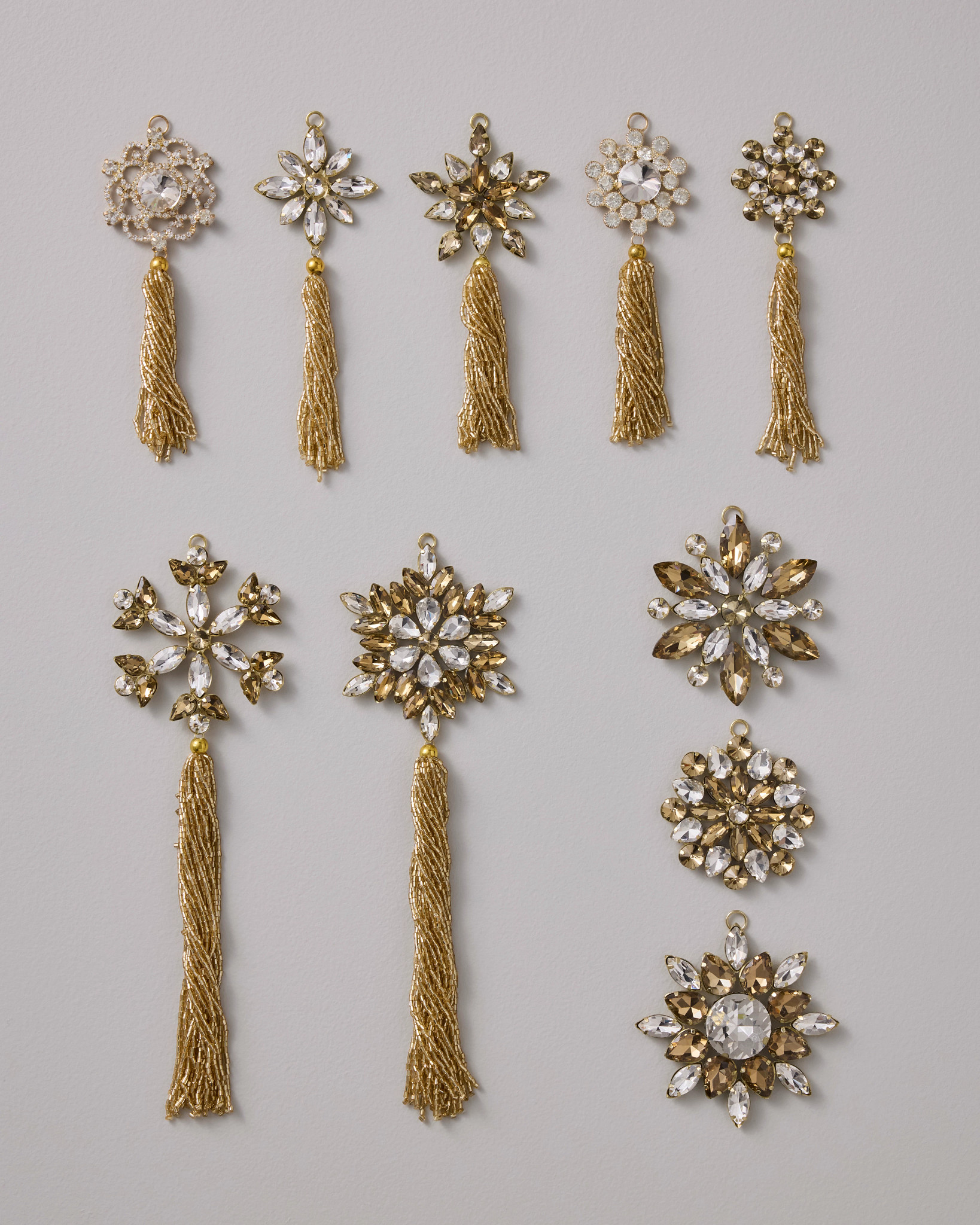 Sparkling Snowflakes Ornament Set