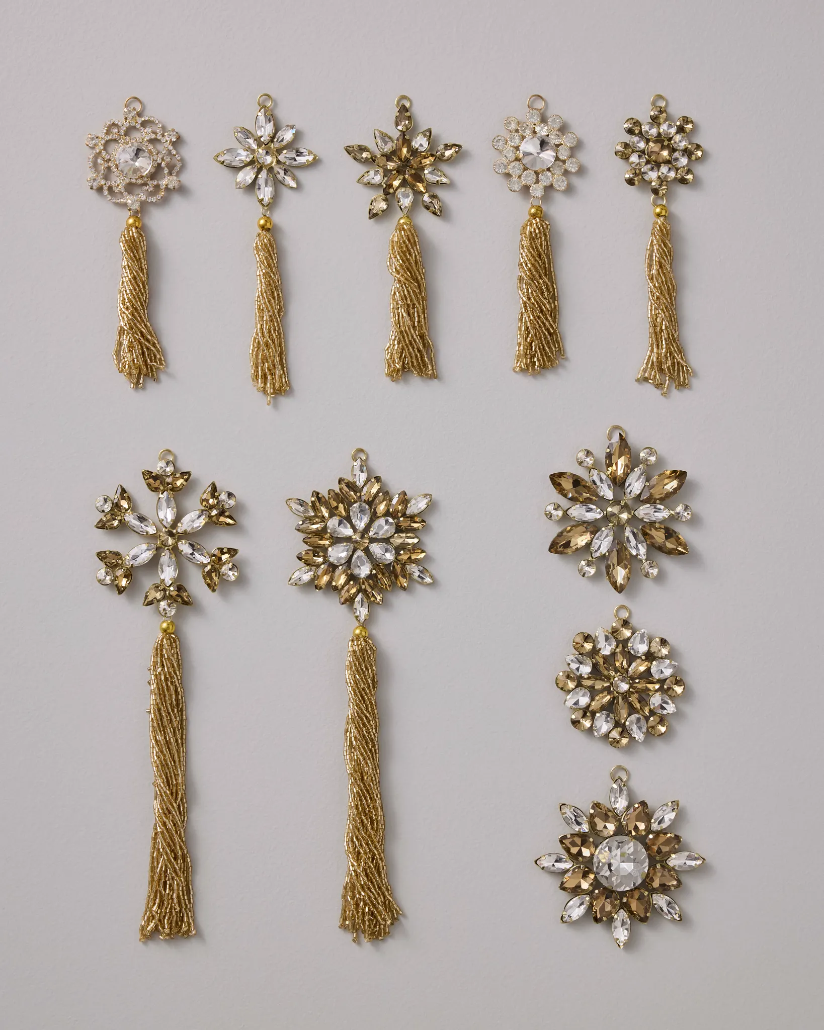 Sparkling Snowflakes Bauble Set