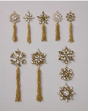 Sparkling Snowflakes Bauble Set Sparkling Snowflakes Bauble Set