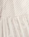 60in Ivory Pleated Velvet Tree Skirt by Balsam Hill Closeup 20