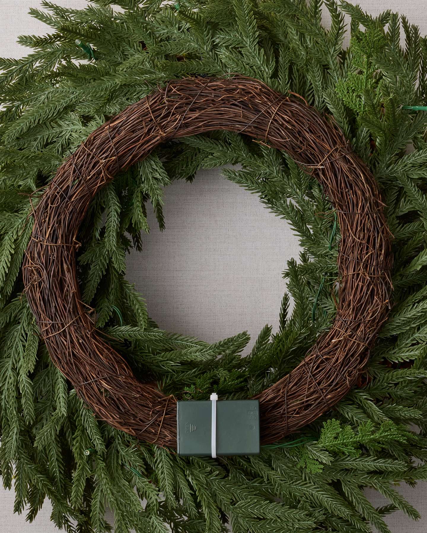 24" Real-Feel® Cypress Juniper Berry Wreath