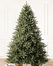 Artificial blue spruce Christmas tree