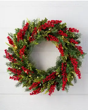 Outdoor Berry Burst Wreath Outdoor Berry Burst Wreath